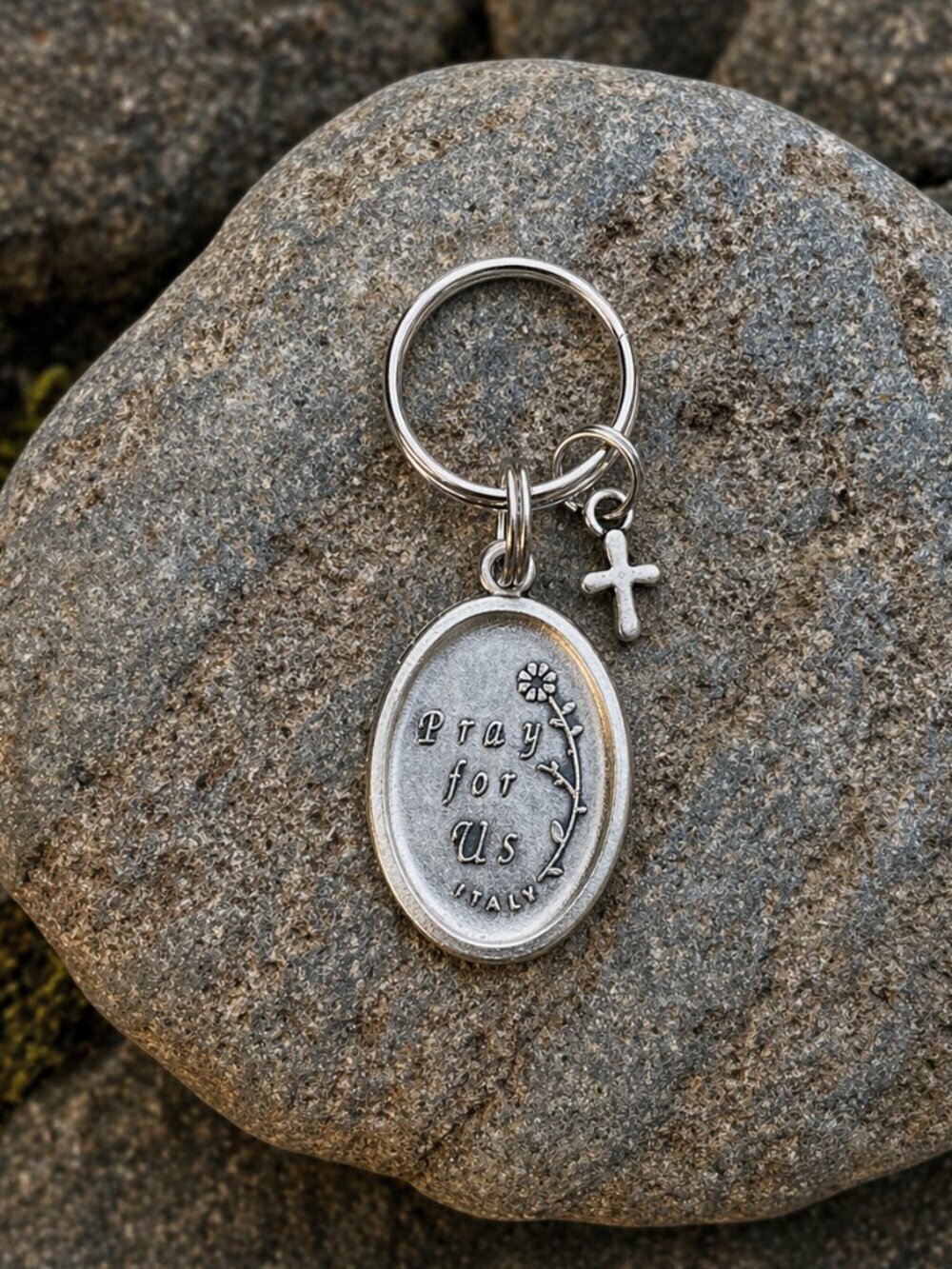 St. Francis Pet Collar Medal Dog Tag Silver | Handmade - Picture 5 of 5